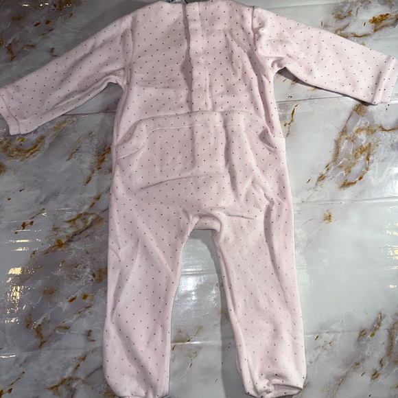 NWT- Jacadi Pink w Gold Dots One piece size 6 months - Picture 2 of 4